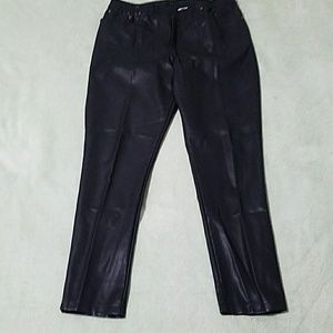 DG2 by Diane Gilman Size L Pleather Pants